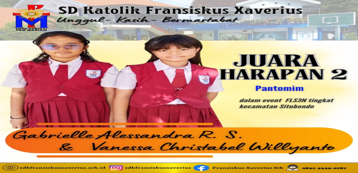 Juara Harapan 2 Pantomim FLS3N Tingkat Kecamatan Situbondo