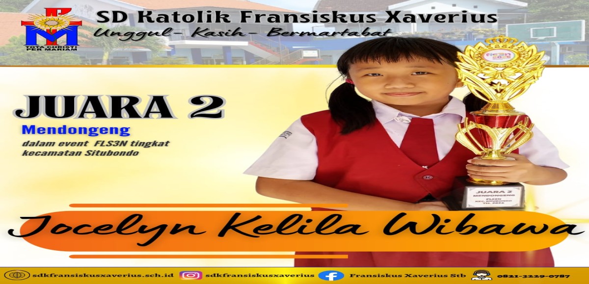 Juara 2 Mendongeng FLS3N Tingkat Kecamatan Situbondo