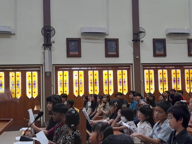 MISA SEKOLAH MENYAMBUT HARI PASKAH