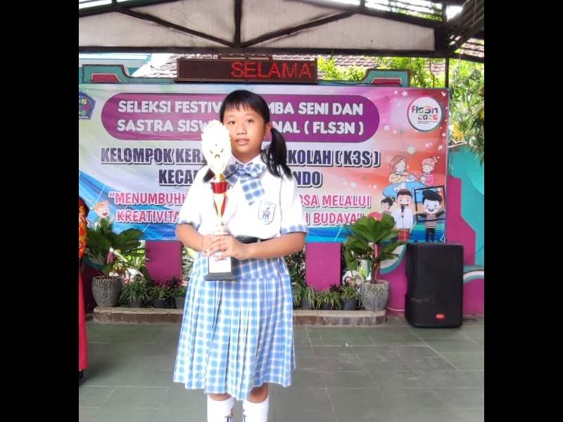 Juara 2 Lomba Mendongeng FLS3N Tingkat Kecamatan Situbondo