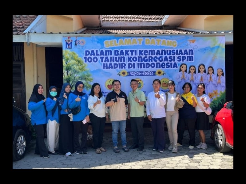 BAKTI KEMANUSIAAN 100 TAHUN KONGREGASI SPM HADIR DI INDONESIA
